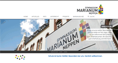 Desktop Screenshot of marianum-meppen.de